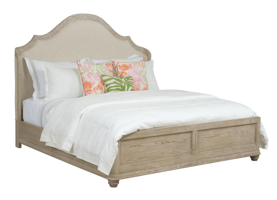 American Drew Vista Haven California King Shelter Bed in White Oak