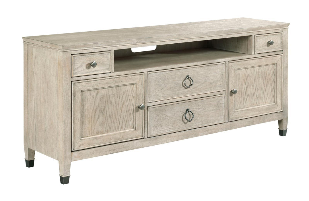 American Drew Vista Biscane Entertainment Console in White Oak image