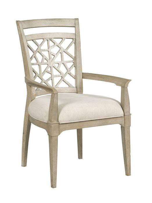 American Drew Vista Essex Arm Chair in White Oak (Set of 2)