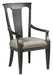 American Drew Ardennes Roland Arm Chair in Black Forest and Brindle (Set of 2) image