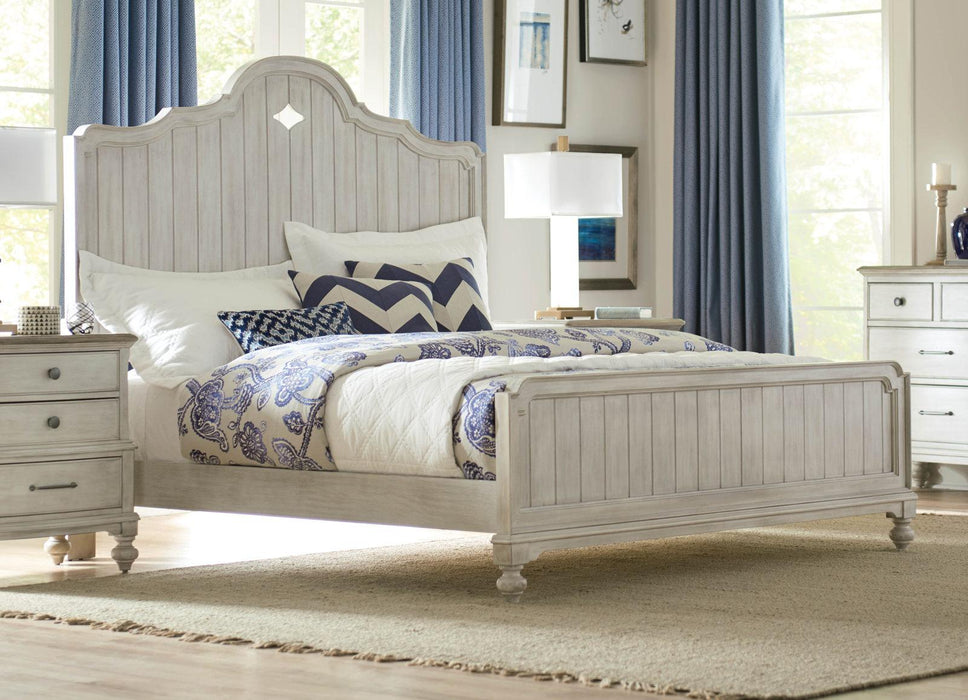 American Drew Litchfield California King Laurel Panel Bed