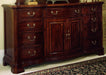 American Drew Cherry Grove Door Triple Dresser in Cherry image