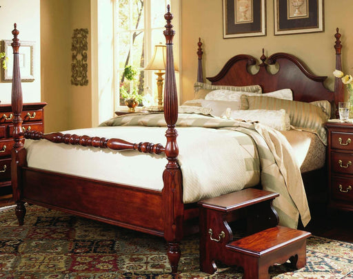 American Drew Cherry Grove Queen Low Poster Bed image