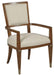 American Drew Vantage Bartlett Arm Chair in Medium Stain (Set of 2) image