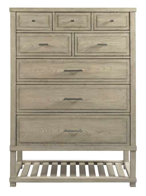 American Drew West Fork Greer Chest in Aged Taupe image