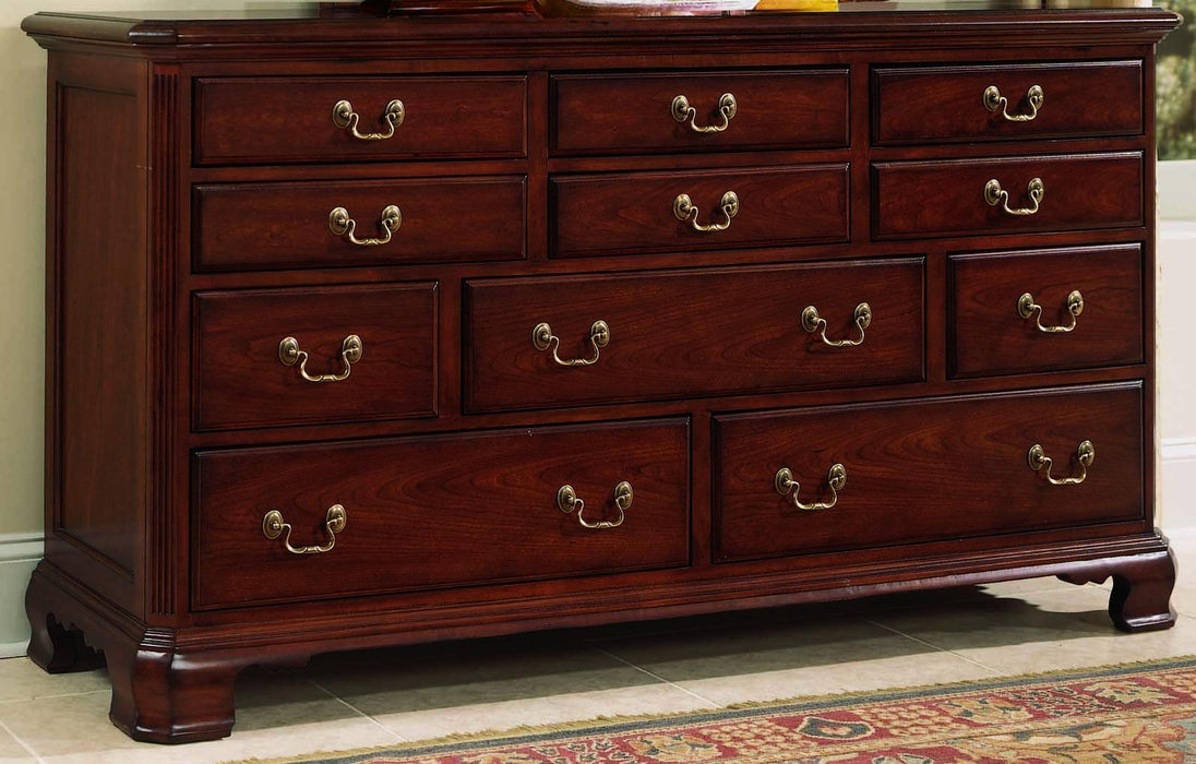 American Drew Cherry Grove Triple Dresser in Cherry image