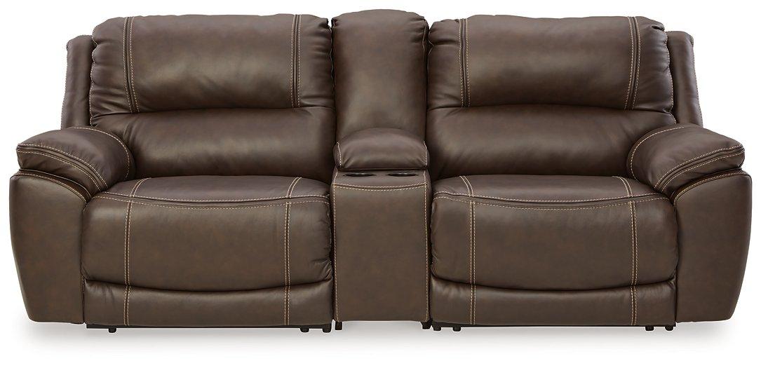 Dunleith Power Reclining Loveseat with Console