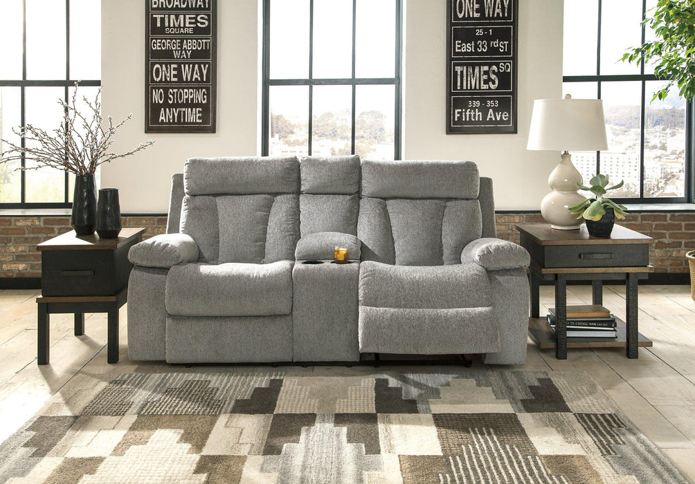 Mitchiner Reclining Loveseat with Console