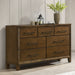 Ballard 7 Drawer Dresser-Walnut