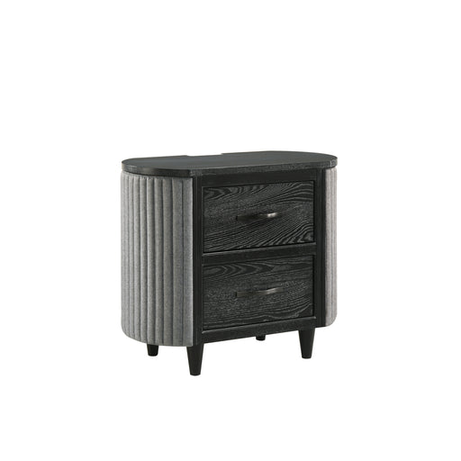 Skyline 2 Drawer Nightstand-Onyx