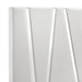 Europa 5/0 Q Headboard, Footboard & Slats-White