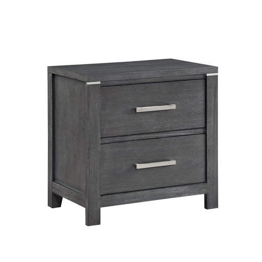 Odessa Nightstand-Charcoal