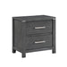 Odessa Nightstand-Charcoal
