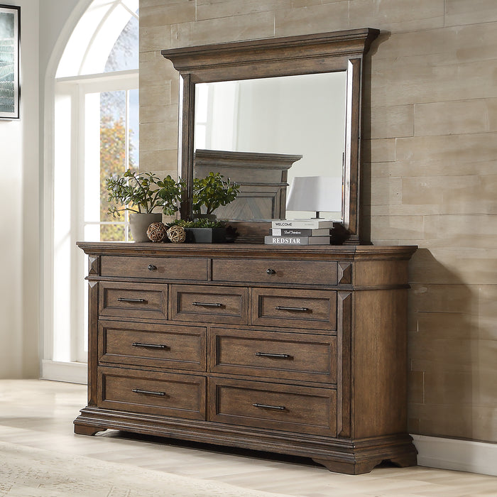Mar Vista Mirror-Walnut