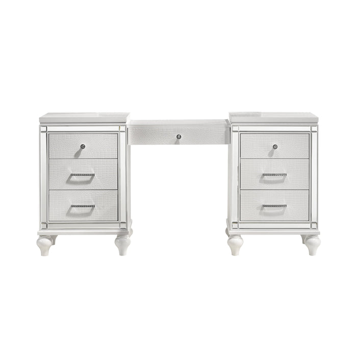 Valentino Dressing Table-White