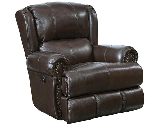 Catnapper Duncan Power Deluxe Lay Flat Recliner in Chocolate image