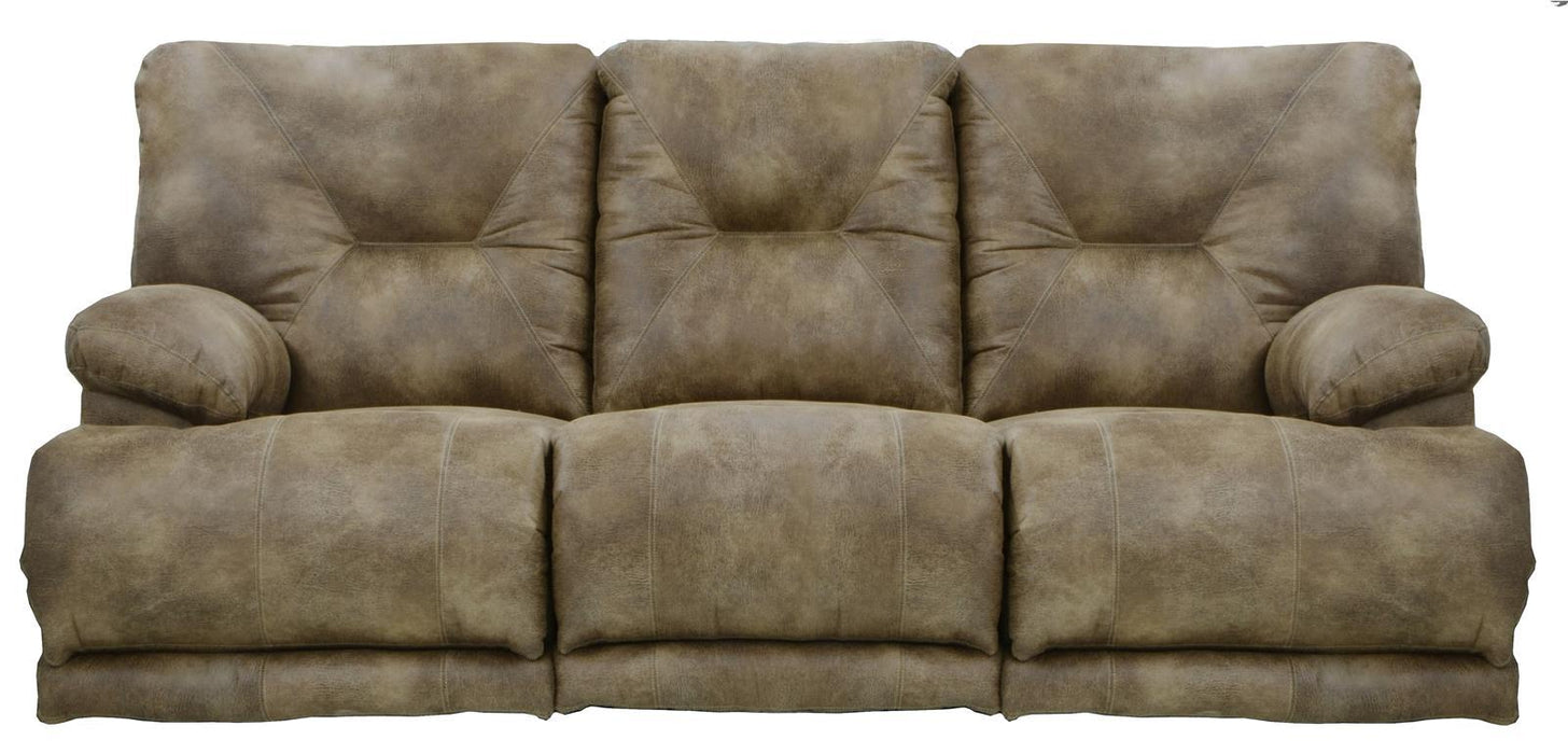 Catnapper Voyager Lay Flat Reclining Sofa in Brandy image