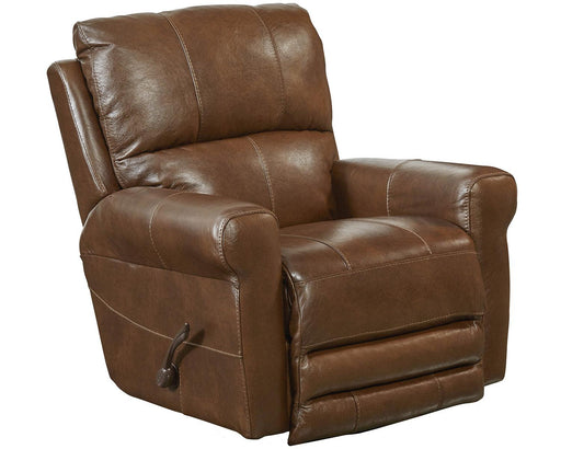 Catnapper Hoffner Power Lay Flat Recliner in Chestnut image