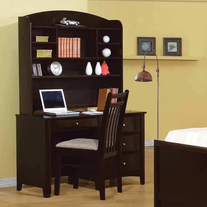 Phoenix Transitional Cappuccino Hutch image