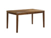 Gia 5 Pc 60" Dining Table & 4 Chairs-Brown