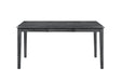 Gia 5 Pc 60" Dining Table & 4 Chairs-Gray