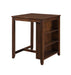Gia 3 Pc 30" Storage Counter Table & 2 Chairs-Cherry