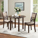 Gia 3 Pc 42" Drop Leaf Dining Table & 2 Chairs-Cherry
