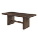 Kody Rectangle Dining Table Base-Dk Walnut