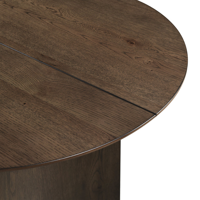 Kody Oval Dining Table Base-Dk Walnut
