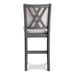 Amy Counter Chair (2/Ctn)-Gray