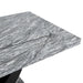 Lyra Dining Table Top And Base Bottom Marble