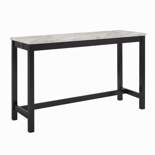 Celeste Theater Bar Table W/ 3 Stools-Gray