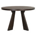 Chestnut Ridge 47" Round Table-Brown
