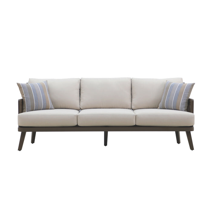Genova Patio Sofa W/Two Accent Pillows