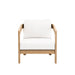 Wesley Patio Club Chair W/ White Cushion