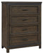 Liberty Furniture Thornwood Hills 4 Drawer Chest in Rock Beaten Gray image