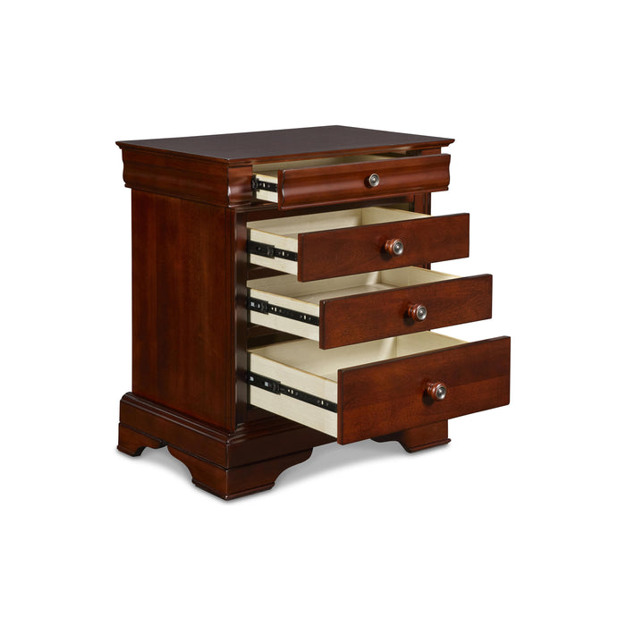 VERSAILLES NIGHTSTAND- BORDEAUX