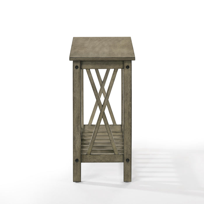 EDEN CHAIRSIDE TABLE-GRAY