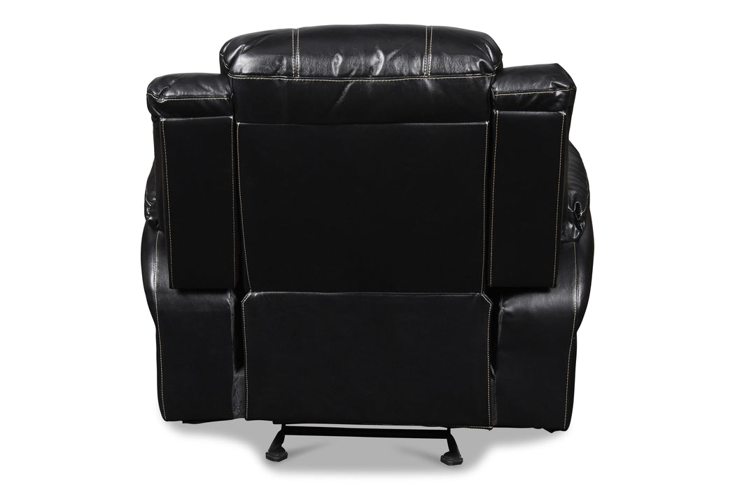 FLYNN GLIDER RECLINER-BLACK