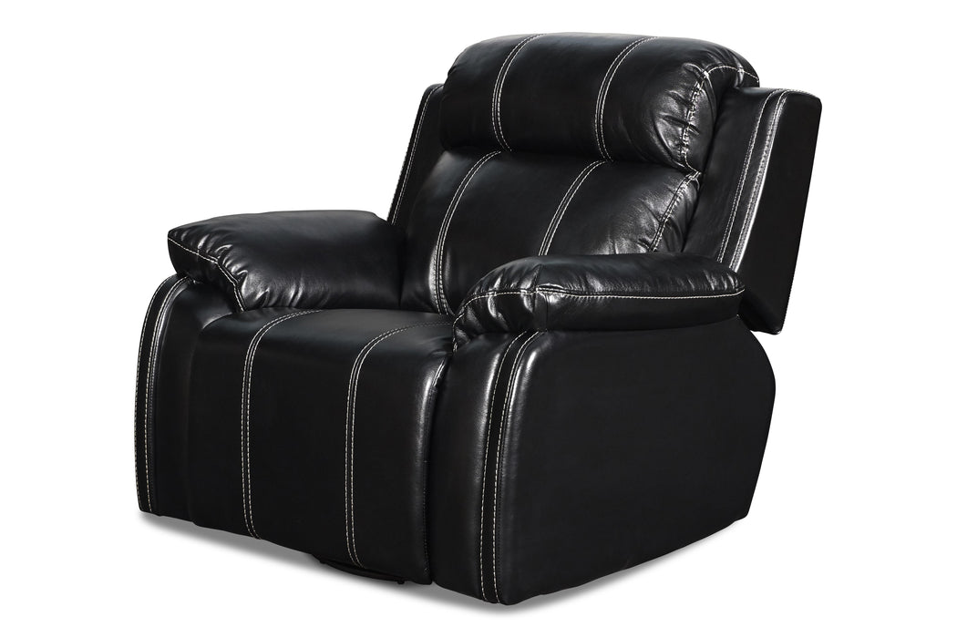 FUSION SWIVEL GLIDER RECLINER W/PWR FTRST-EBONY image