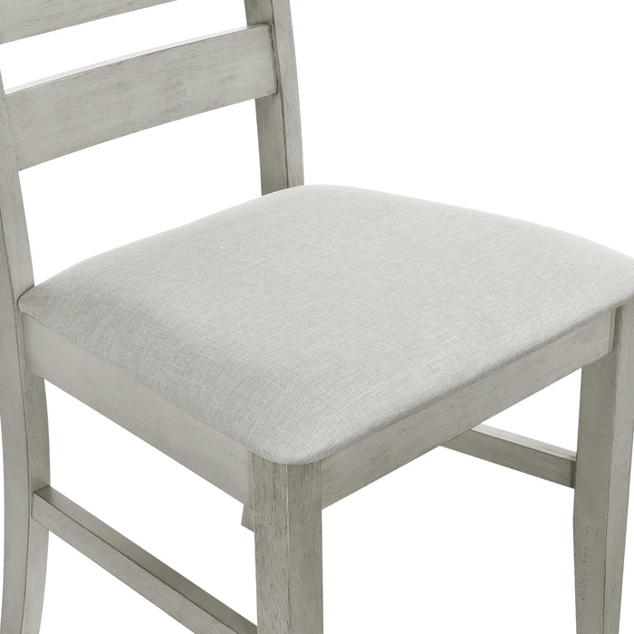 PASCAL LADDERBACK DINING CHAIR (2 Per Carton)-DRIFTWOOD