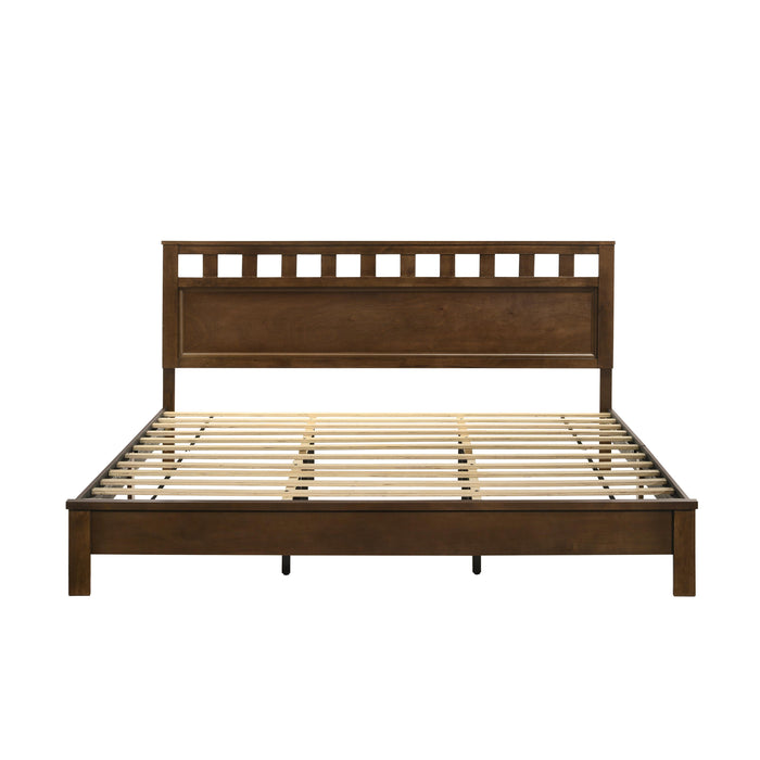 PISCES 5/0 Q PANEL BED-HB/FB/RAILS-NATURAL