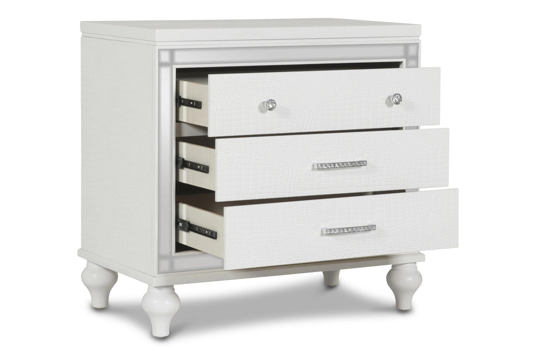 VALENTINO NIGHTSTAND-WHITE