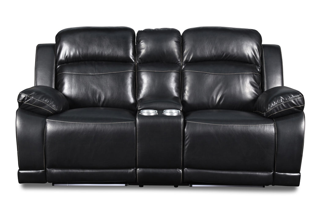 VEGA CONSOLE LOVESEAT - PREMIER BLACK