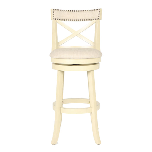 York 29" Bar Stool-White