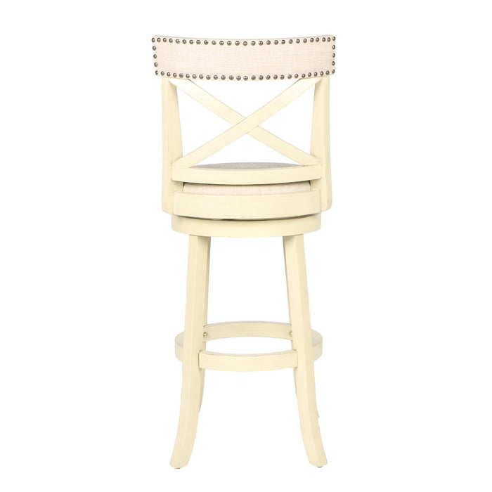 York 29" Bar Stool-White