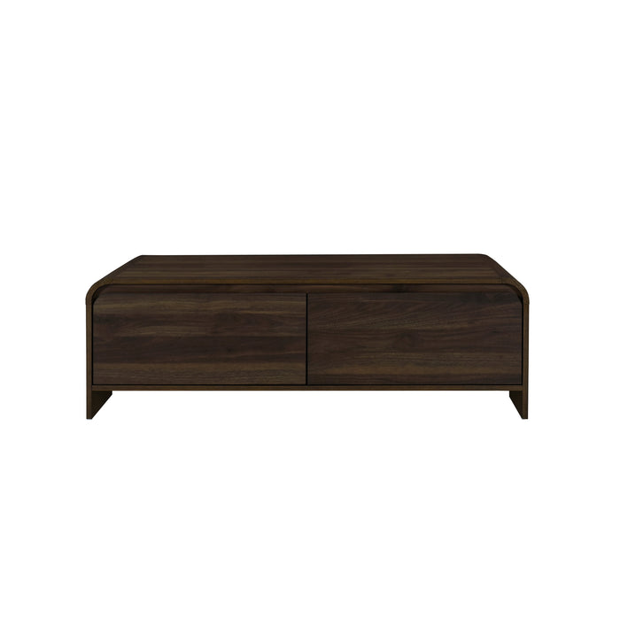 Mara Cocktail Table-Walnut