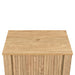 Thayer One Drawer End Table/Bedside Table-Natural