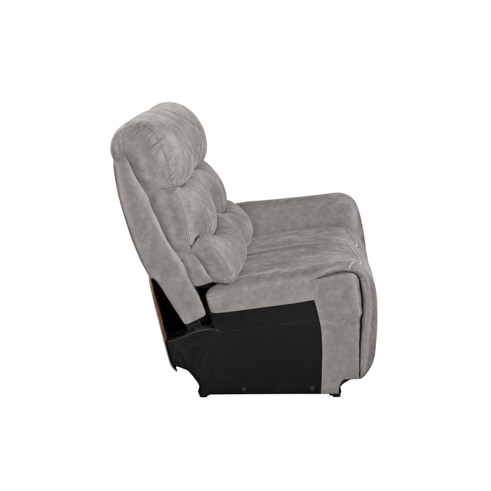 Kamari Raf Loveseat W/One Recliner-Gray