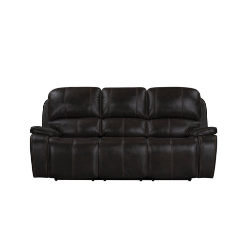 Brookings Sofa W/Dual Recliner-Charcoal